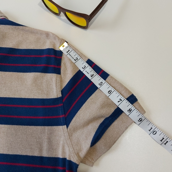 Tommy Hilfiger 👌 Classic Fit Stripped Polo Medium - Picture 13 of 13